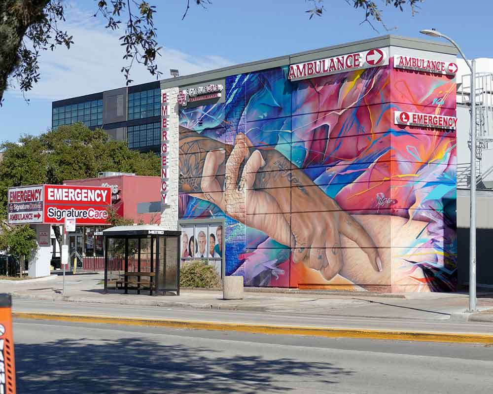 SignatureCare Emergency Center Montrose, Houston, TX Mural